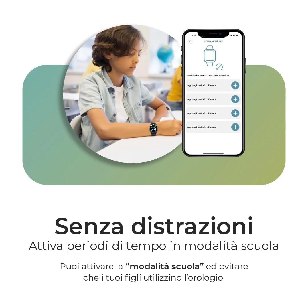SaveFamily Slim 4G | Smartwatch per Bambini con Localizzatore GPS - immagine 4