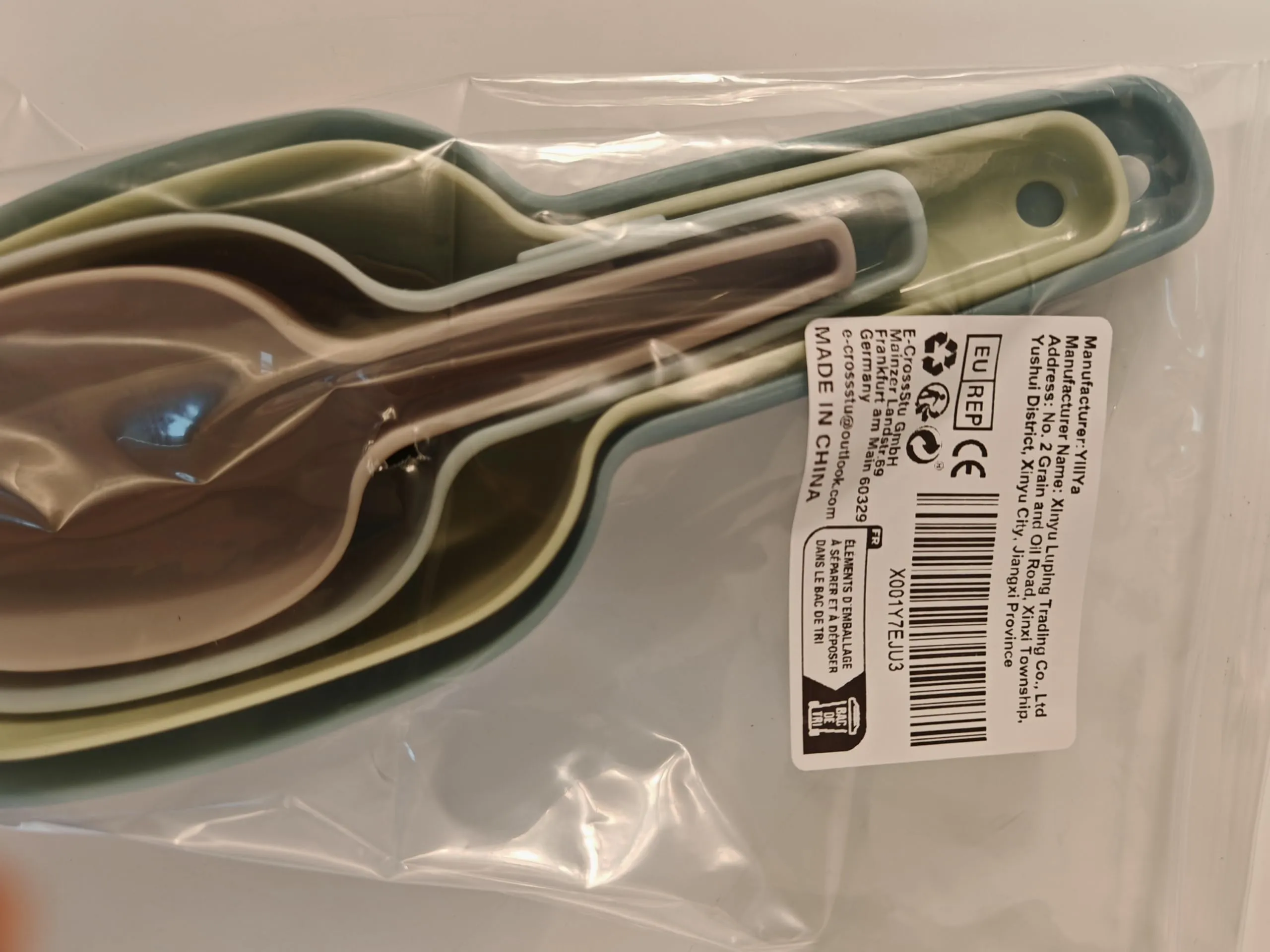 Set di 4 Ghiaccio Paletta Cucina Plastica, Paletta Cibo Cucchiaini Multiuso - immagine 8
