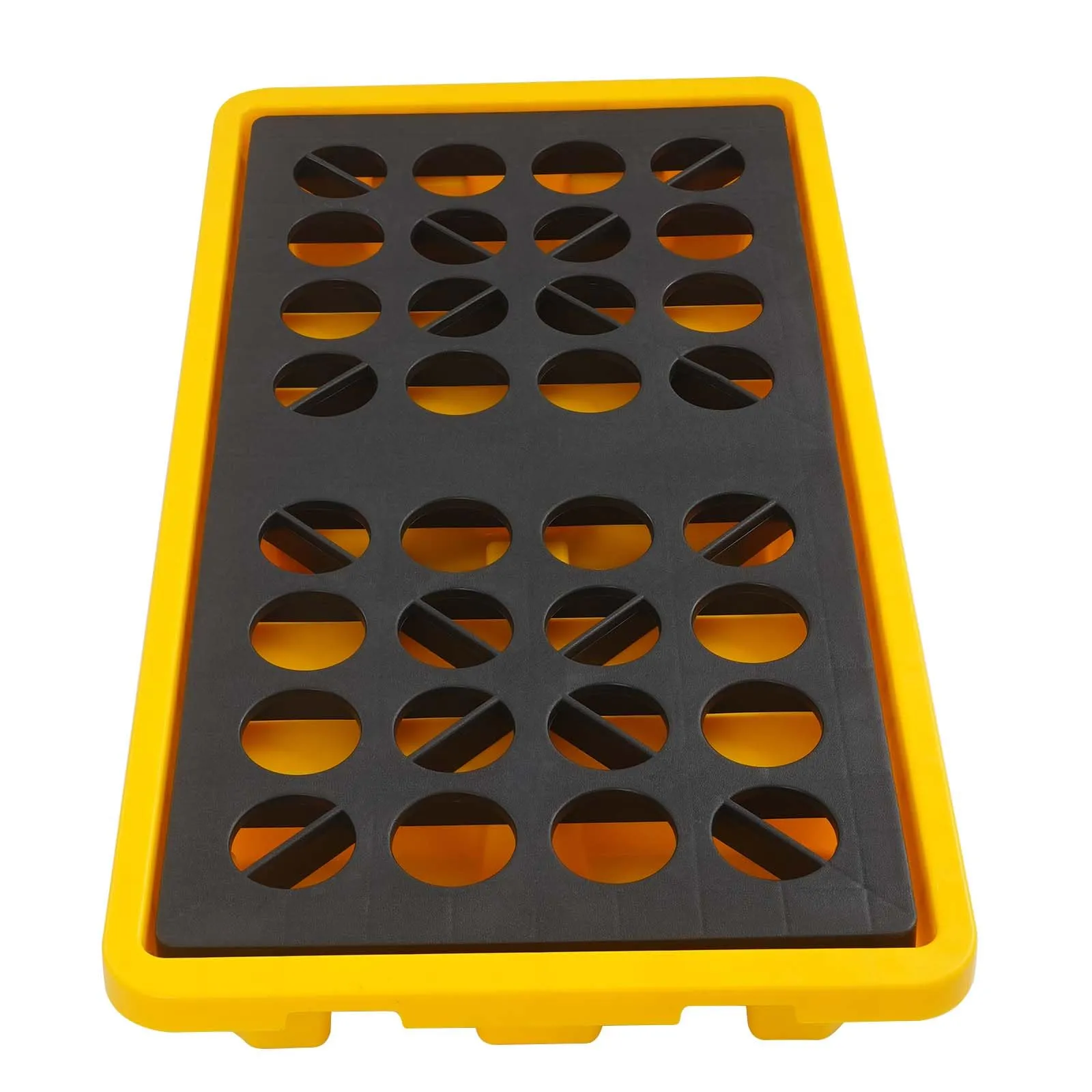 ZNLLQZN Vasca di raccolta modulare a prova di perdite, piattaforma di raccolta con capacità di stoccaggio delle perdite 80 l, per magazzini, fabbriche e impianti di produzione, 130 x 68 x 15 cm - immagine 7
