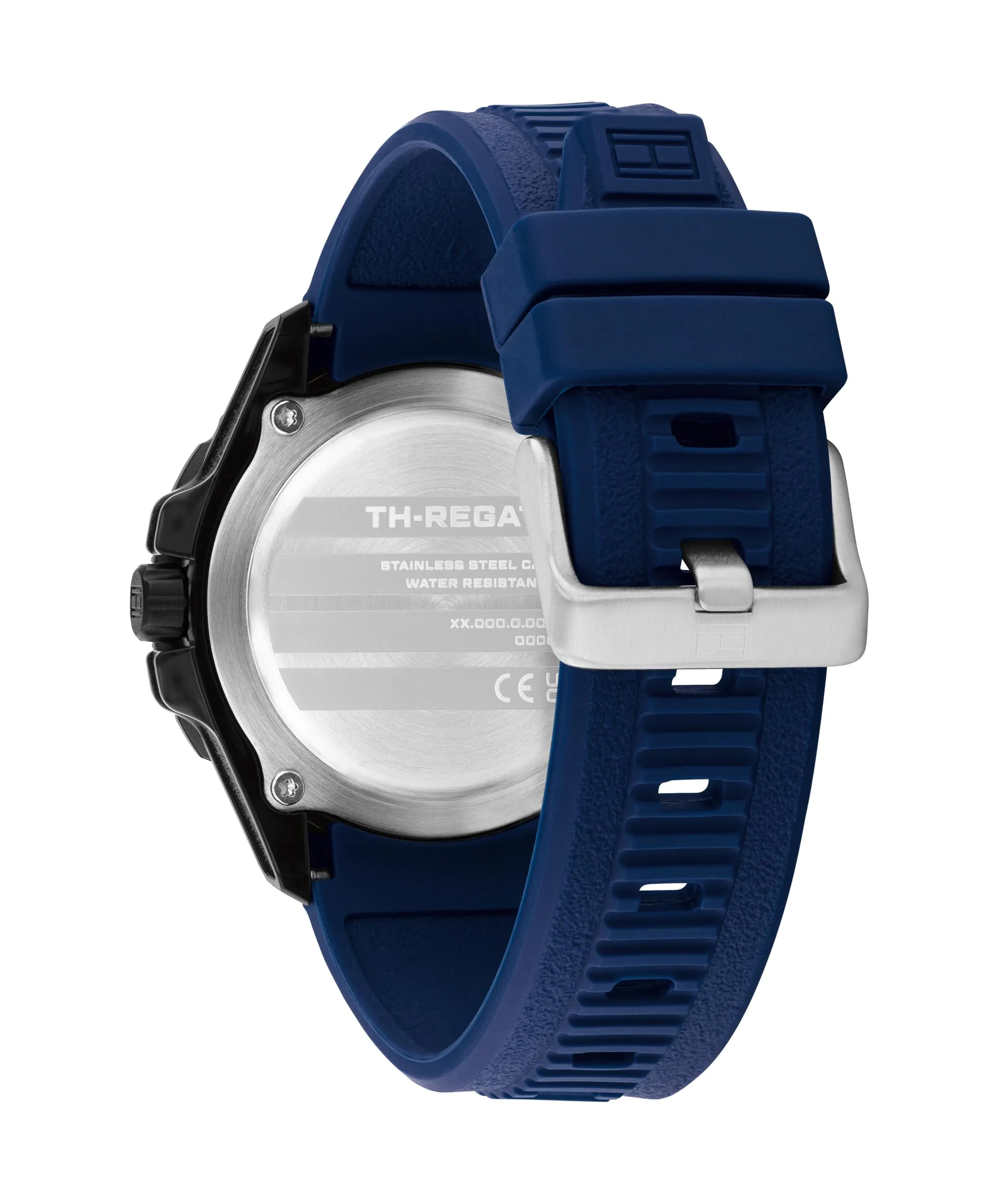 Orologio analogico Tommy Hilfiger da uomo con cinturino in silicone blu - immagine 3