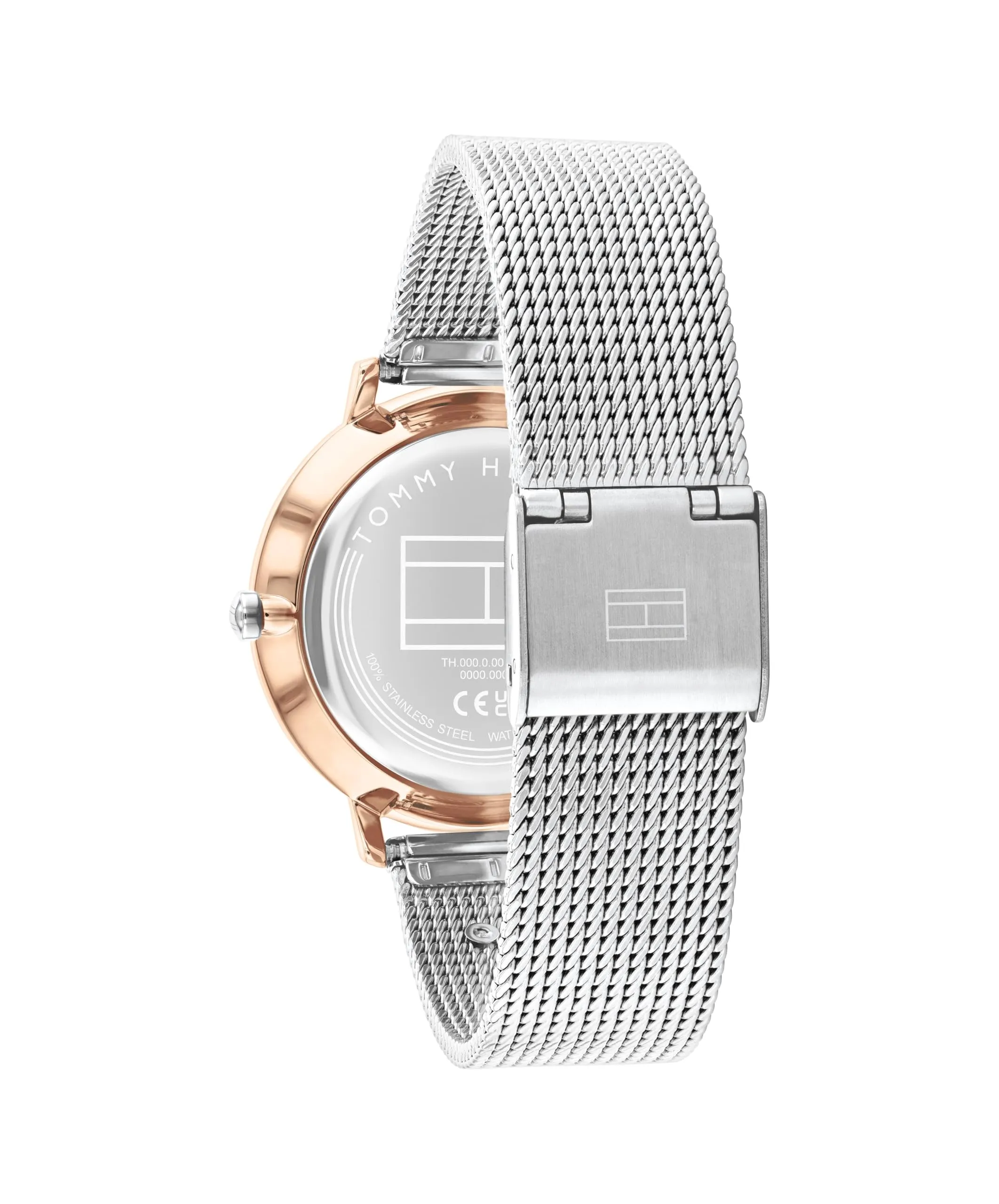Orologio analogico Tommy Hilfiger da donna con bracciale in acciaio color oro rosa - immagine 3