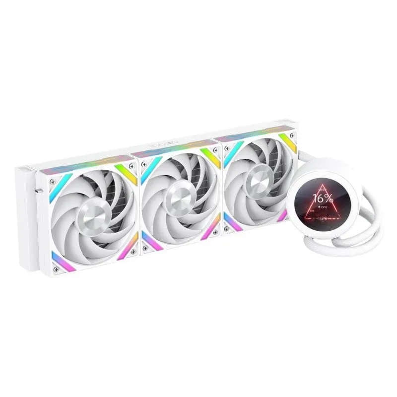 Refrigerazione Liquida Sama Gears Q70 360mm 3 Ventole LED Bianca - immagine 1
