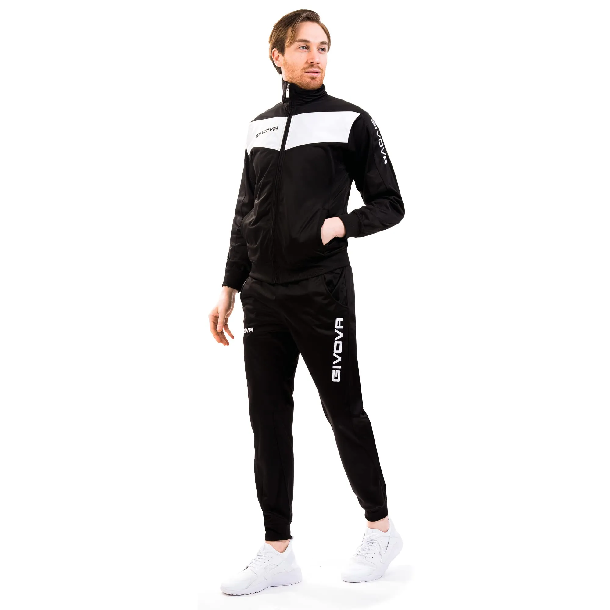 GIVOVA TUTA VISA TRIACETATO NERO/BIANCO Tg. L - immagine 1