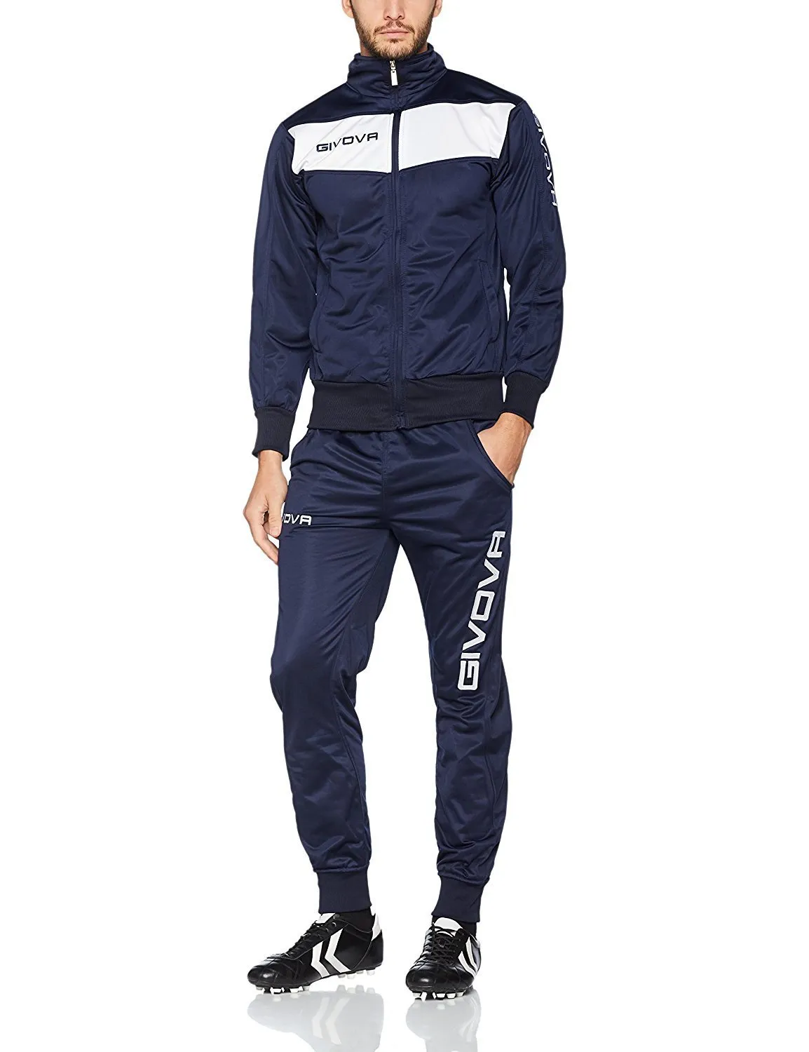 givova Visa Fluo – tuta Sportivo, blu, bianco, XXL - immagine 1