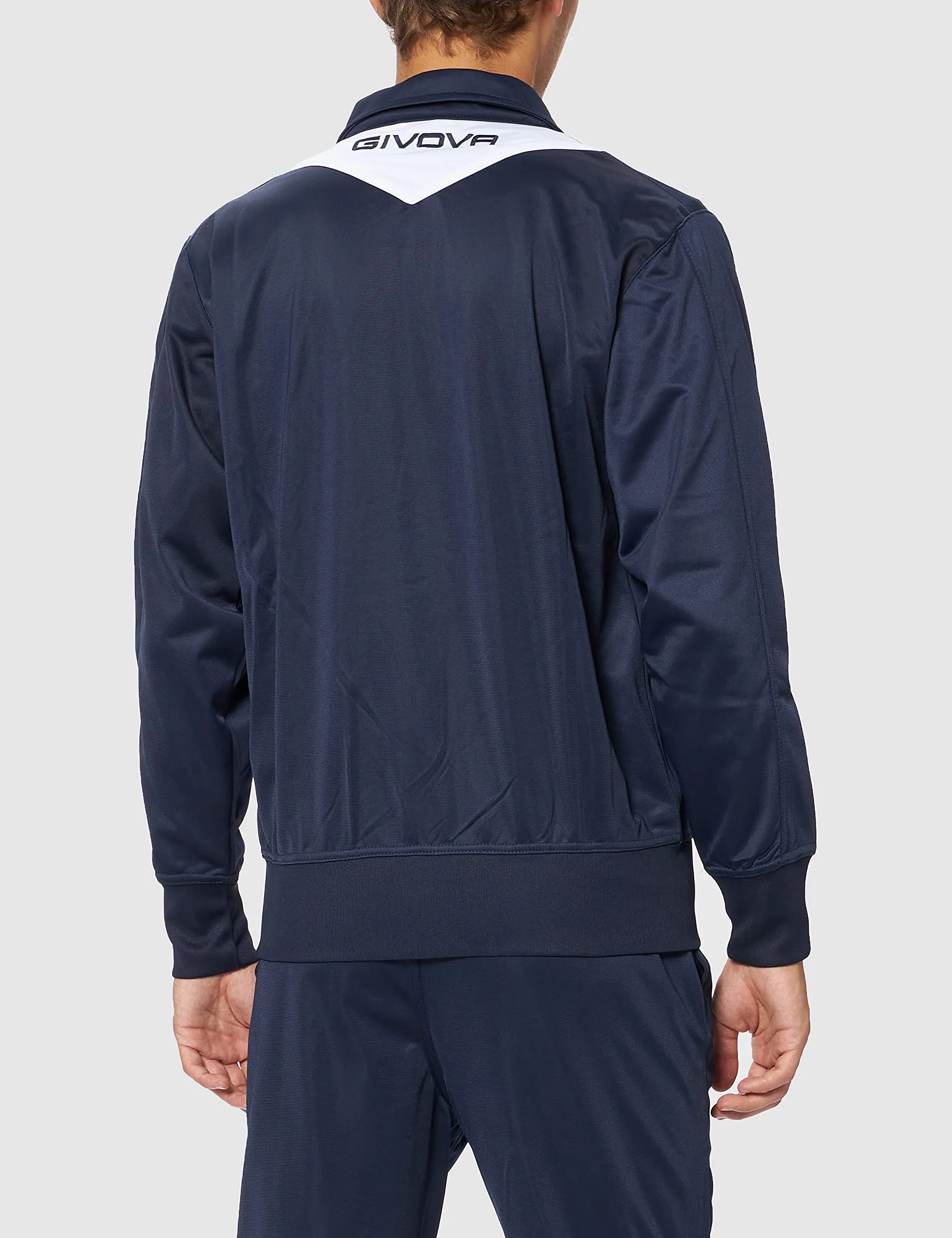 Givova Visa - Tuta da ginnastica, blu/bianco, XXXL - immagine 5