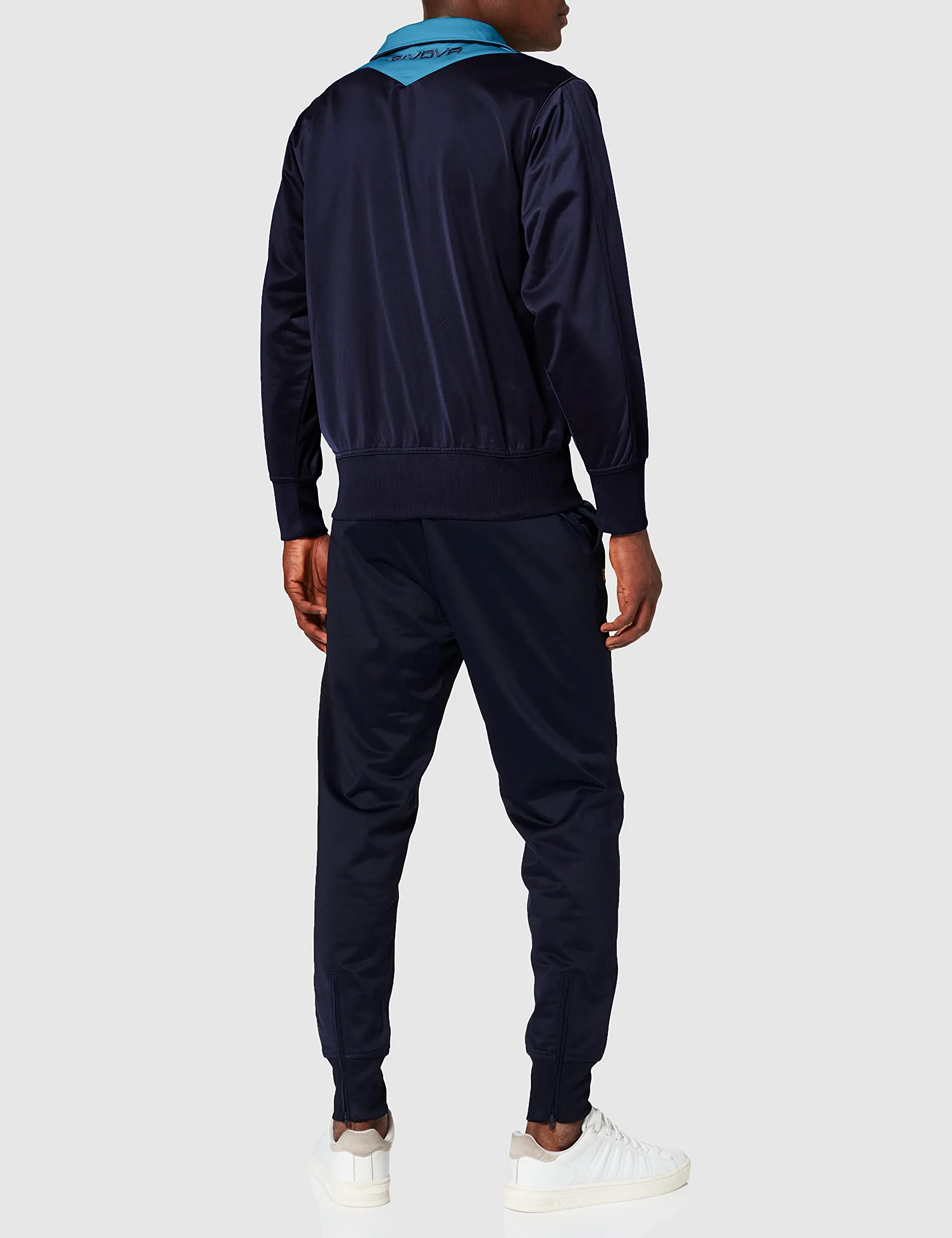 Givova Visa - Tuta Sportiva Uomo, Multicolore (Blu/Turchese), 2XL - immagine 2
