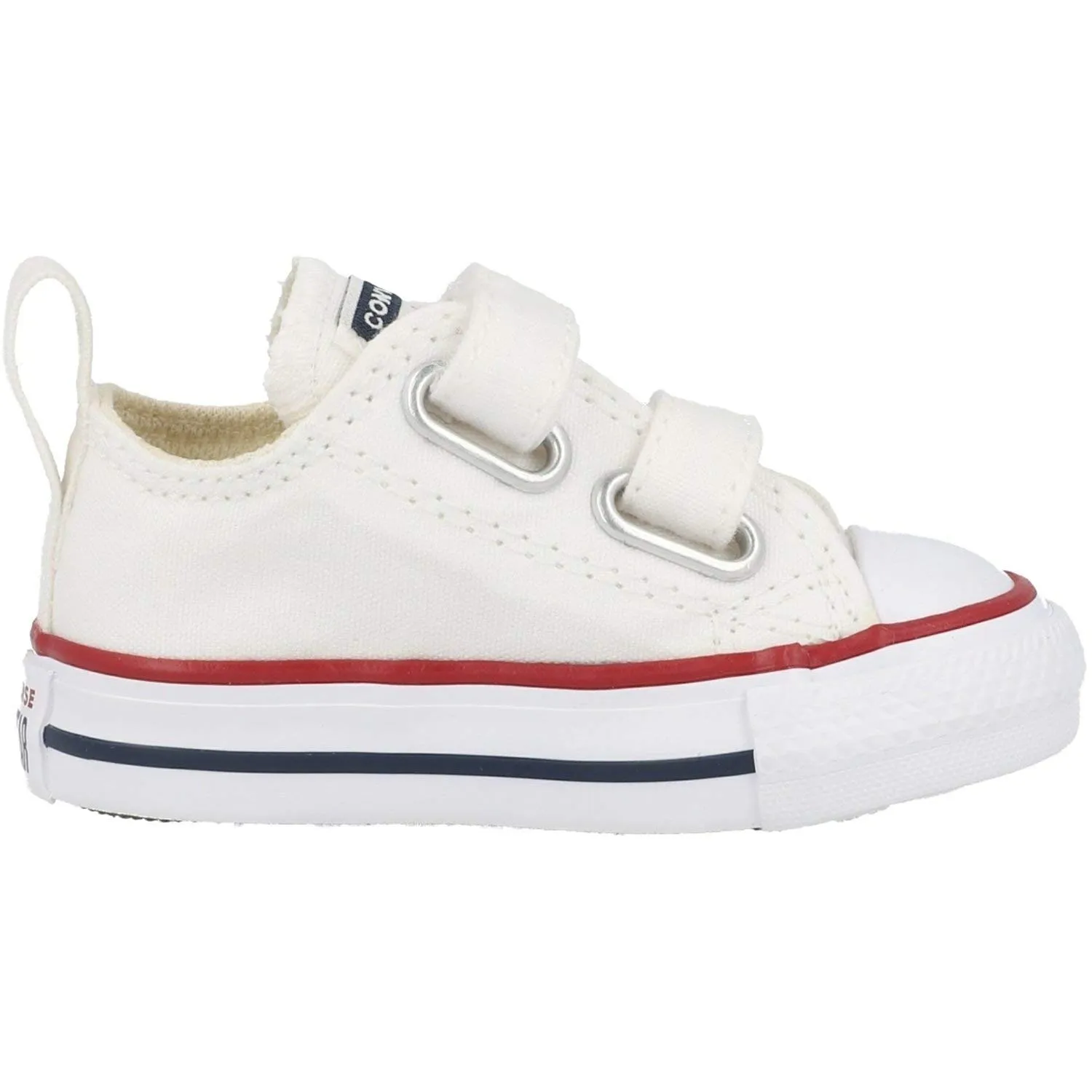 Converse 769029C Chuck Taylor all Star 2V - Ox Unisex - Bambini, White/Garnet/Navy EU 33.5 - immagine 3