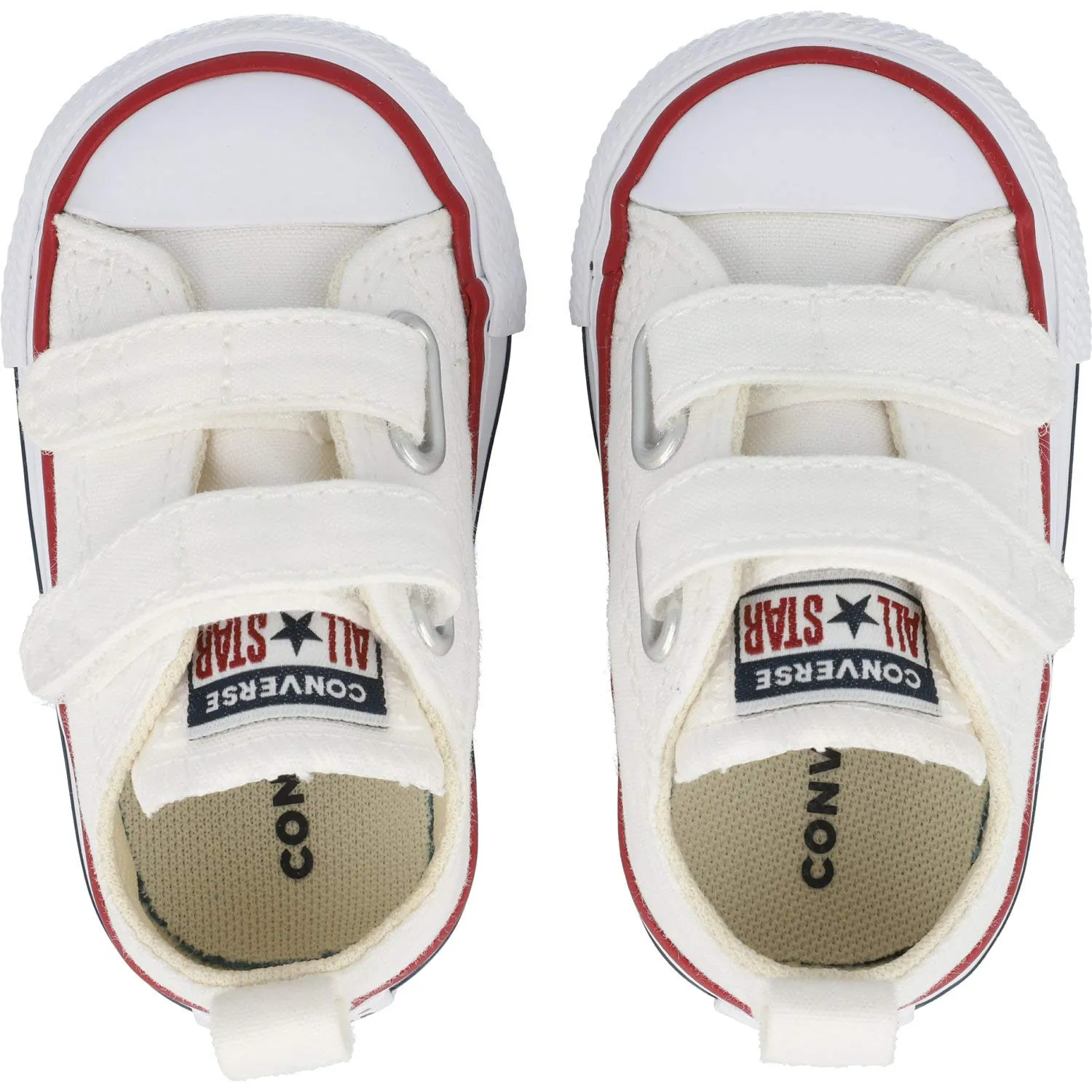 Converse 769029C Chuck Taylor all Star 2V - Ox Unisex - Bambini, White/Garnet/Navy EU 33.5 - immagine 8