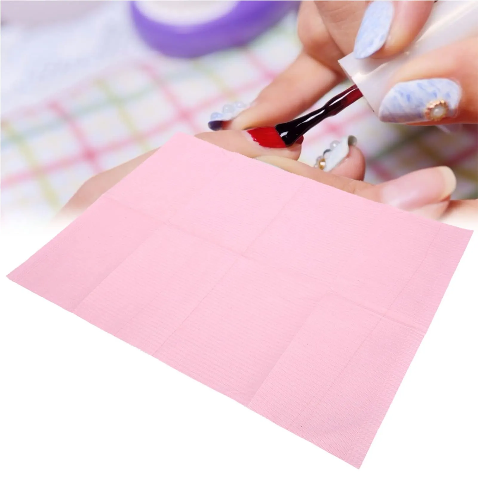 Tovagliette per manicure 125 pz, usa e getta, impermeabili, morbide, per manicure e tatuaggi, con ciotola d'acqua - immagine 9