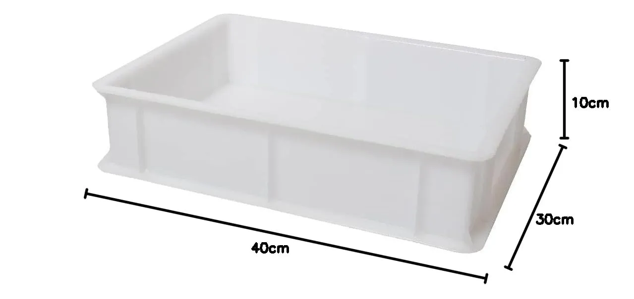 Forgast Cassetta Lievitazione Pizza 40x30x10cm Contenitore Plastica 10L - immagine 2