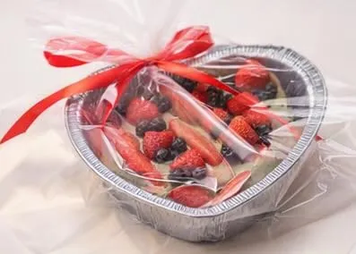 Generico 25/50/100 Vaschette in Alluminio VARIE DIMENSIONI bordo G | Argentate contenitori per Alimenti USA e Getta, teglie in Alluminio per Takeaway (100pz cuore 24x23cm) - immagine 4