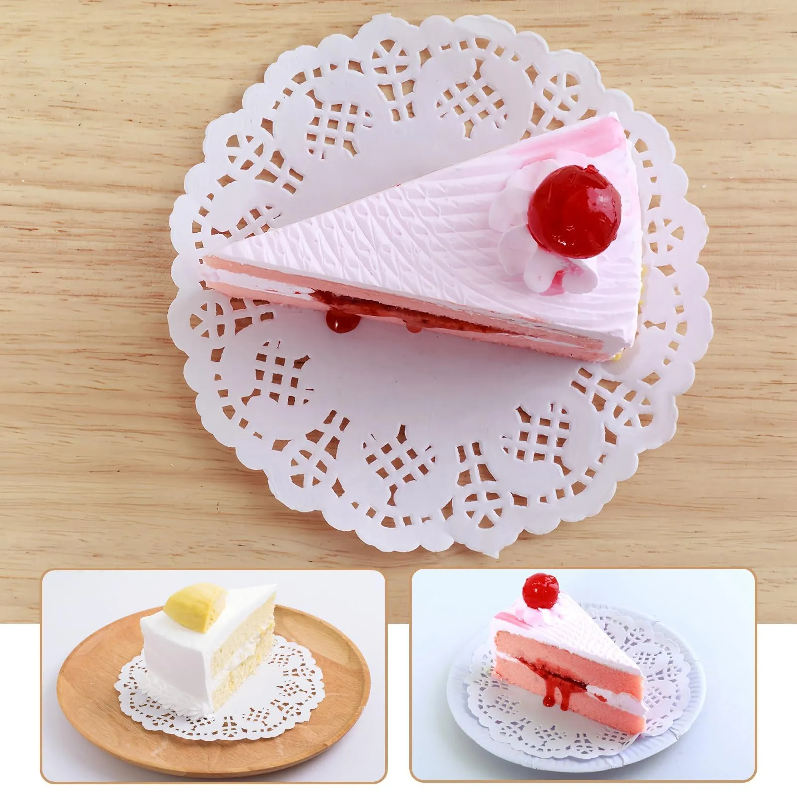 150 Pezzi Di Centrini Usa E Getta in Pizzo Bianco, Centrini Di Carta Rotondi Da 11.2cm i Ideali Per Torte, Matrimonio, Compleanni, Dessert E Decorazioni Per La Tavola Bianco Rotondo - immagine 5