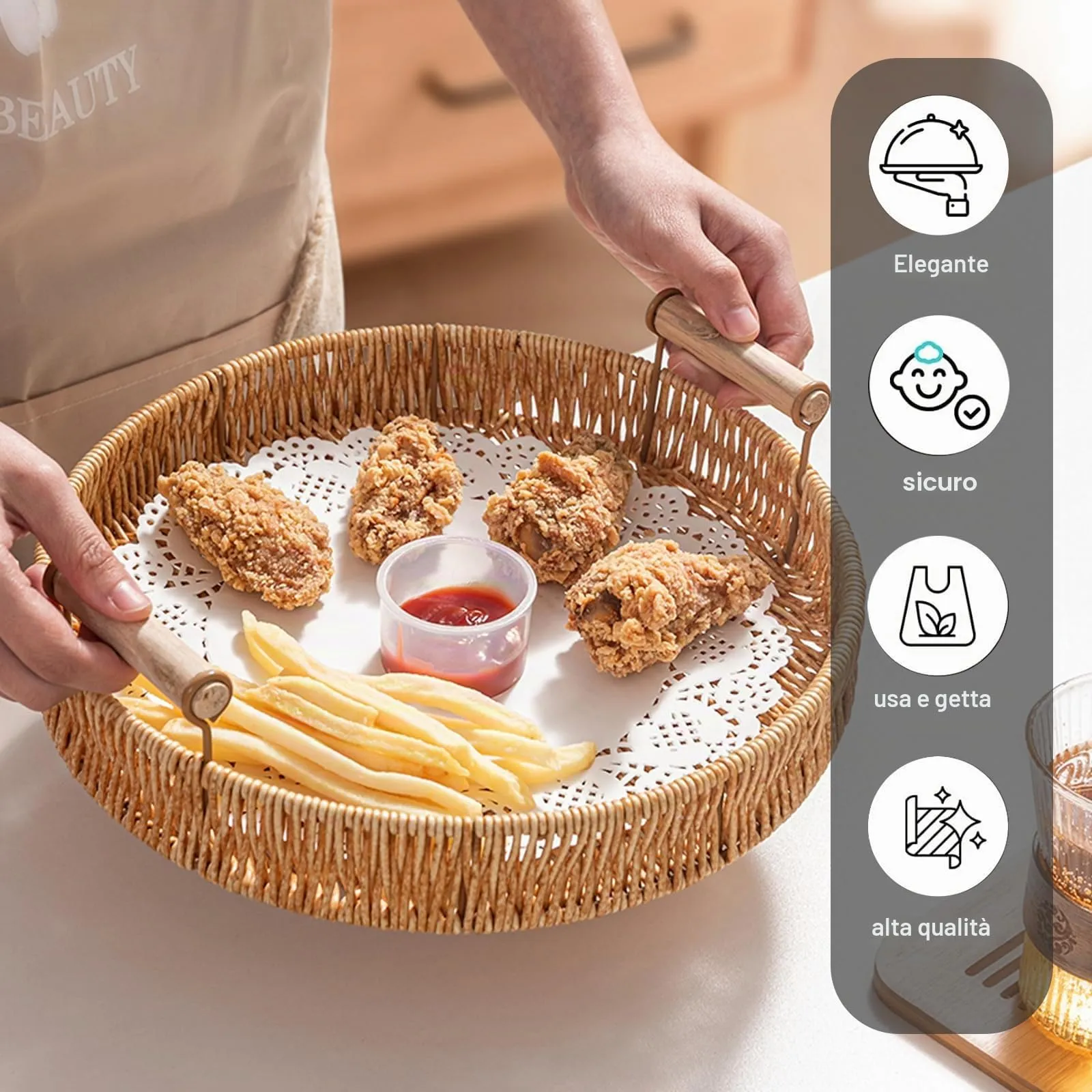 Rbleote 600 Pezzi Centrini Di Carta In Pizzo,3 Misure Sottobicchieri Carta,Per Uso Culinario Base Rotonda Per Torta,Adatti Per Buffet,Compleanni,Matrimoni,Feste,Torte,Bianco (9 CM,11,5 CM,14 CM) - immagine 2
