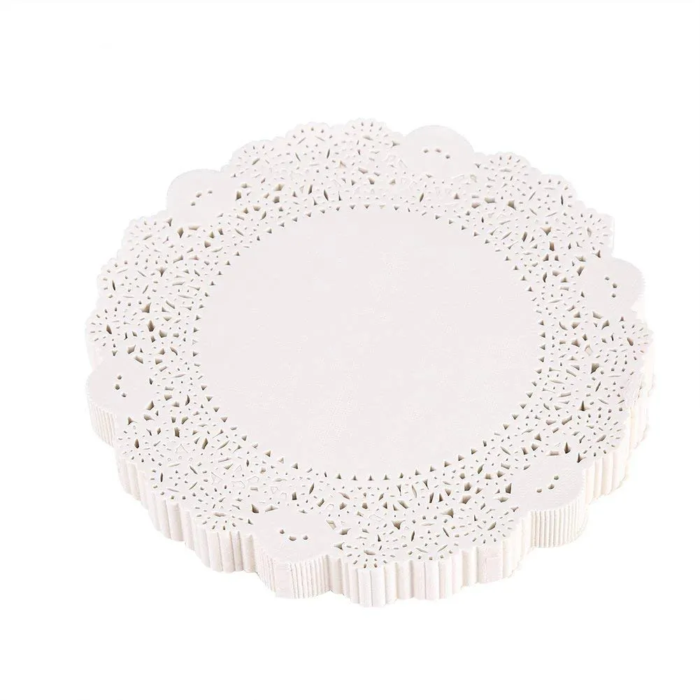 ViaGasaFamido Centrini di Carta Pizzo Bianco, 180 Pezzi, Decorativi per Torte e Dolci, 14-26,5 cm - immagine 1