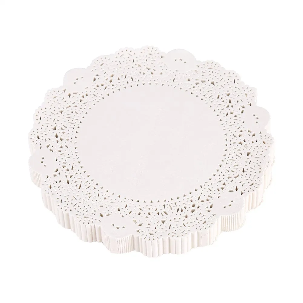 ViaGasaFamido Centrini di Carta Pizzo Bianco, 180 Pezzi, Decorativi per Torte e Dolci, 14-26,5 cm - immagine 2