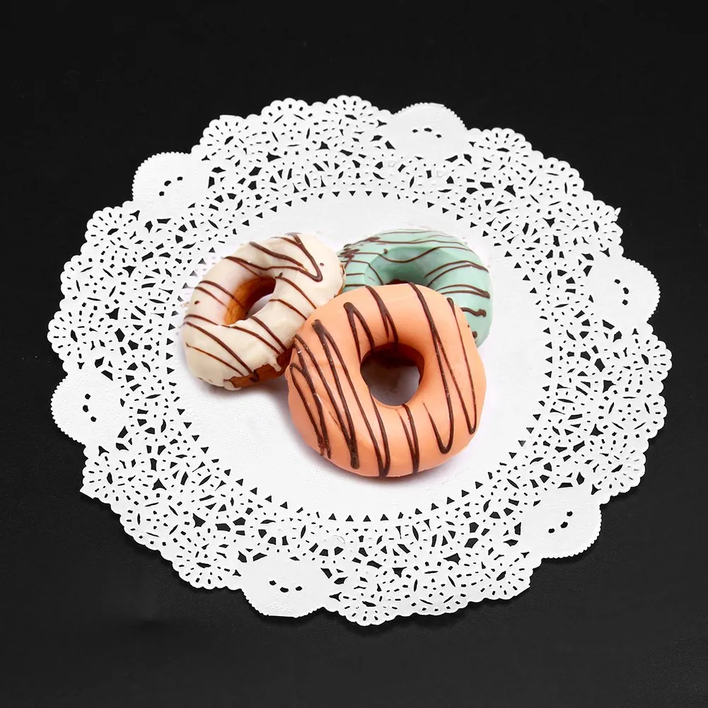 ViaGasaFamido Centrini di Carta Pizzo Bianco, 180 Pezzi, Decorativi per Torte e Dolci, 14-26,5 cm - immagine 6