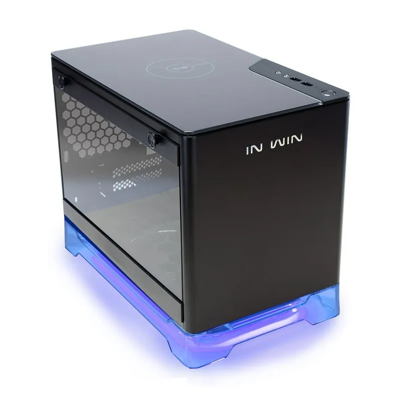 InWin A1 USB 3.0 RGB Mini-ITX Nero + Alimentatore 600W 80 Plus Bronzo - immagine 1