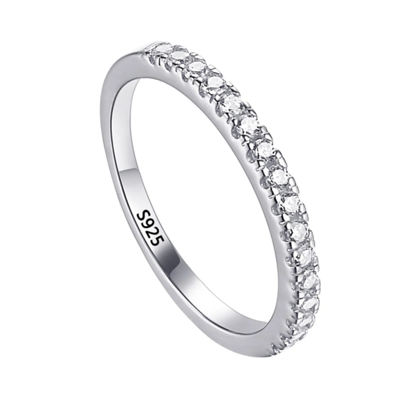 CXWK con Certificato Originale in Oro Bianco 18 carati Anello di Lusso Lab Diamond FEDI Nuziali da Sposa - immagine 1