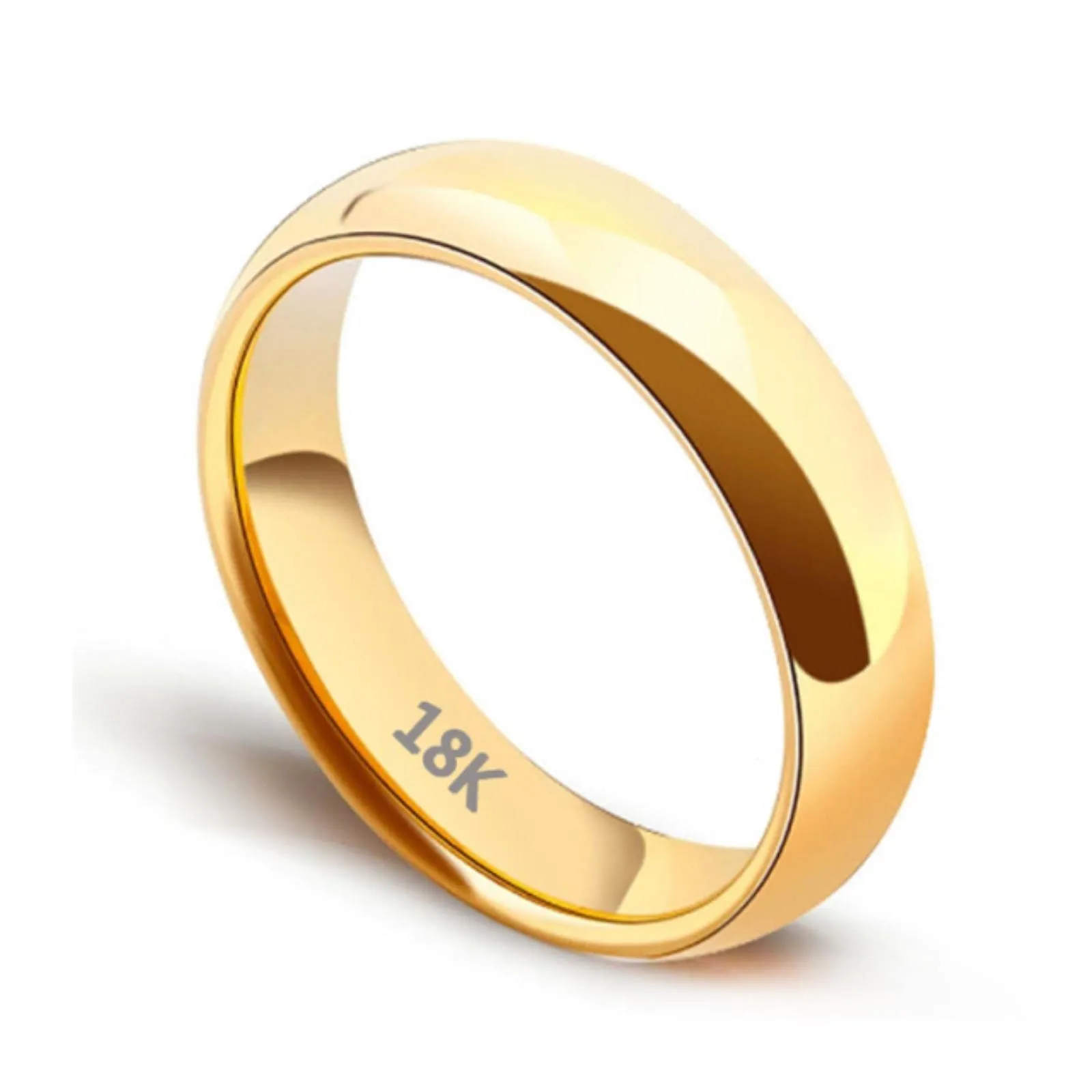 CXWK con Certificato Originale in Oro Bianco 18 carati Anello di Lusso Lab Diamond FEDI Nuziali da Sposa - immagine 1