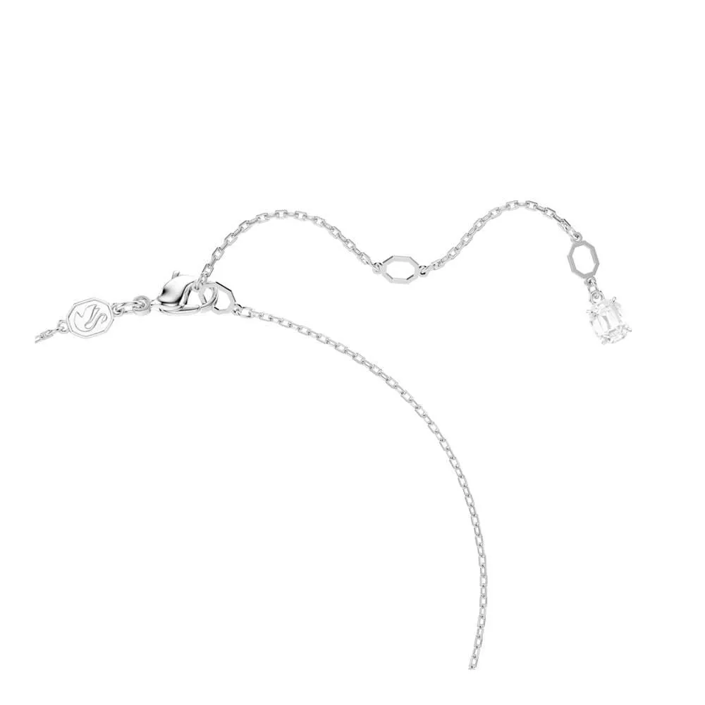 Swarovski Pendente Matrix, Crystal Pearl, Taglio Round, Bianco, Placcato rodio - immagine 7