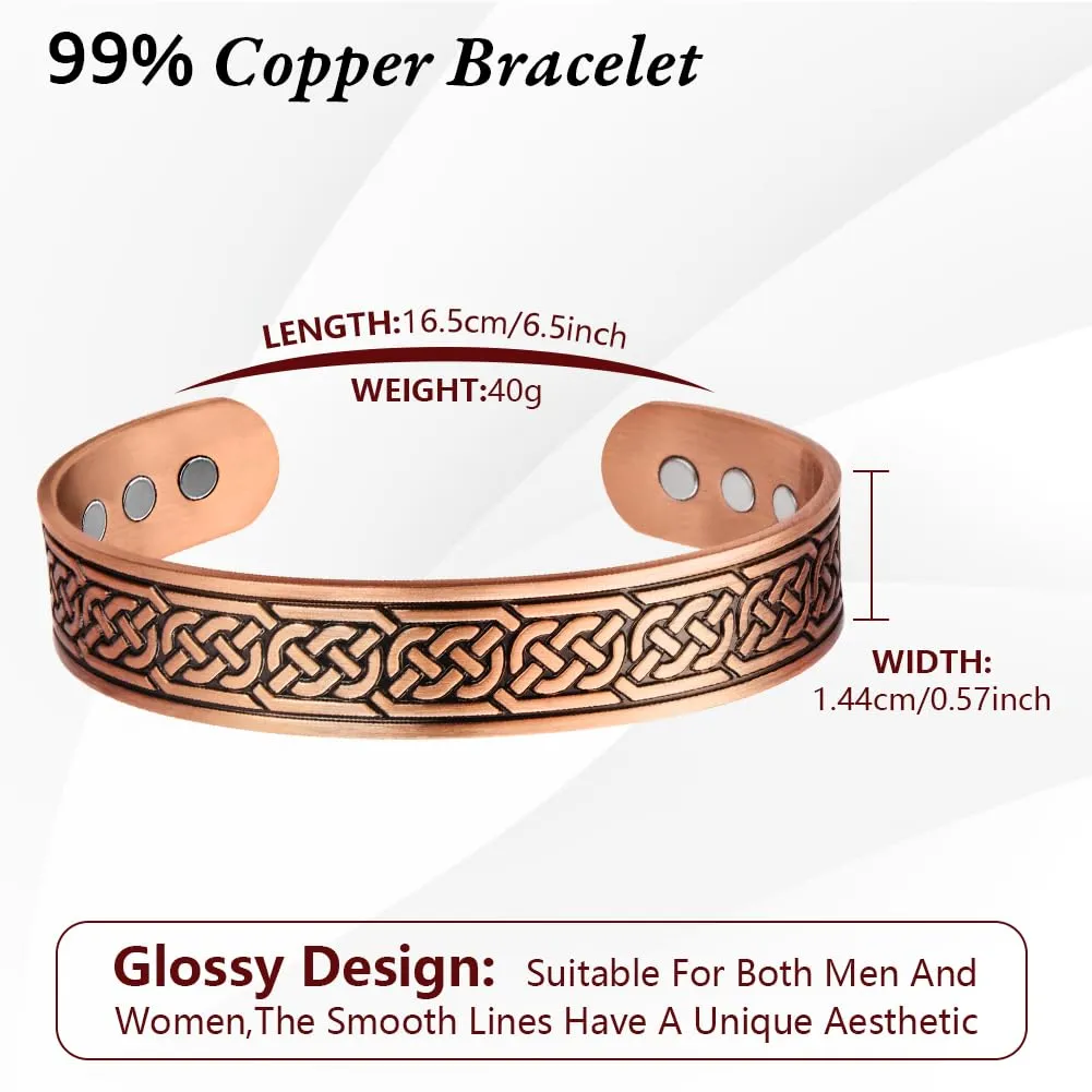 OFFCUP Braccialetti Magnetici, Unisex Braccialetti Magnetici con 12 Magneti - immagine 2