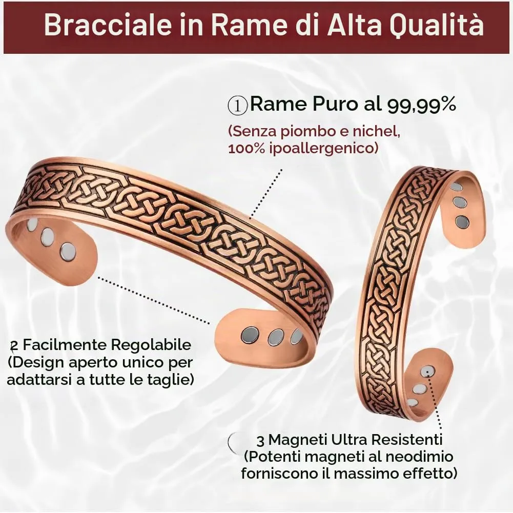 OFFCUP Braccialetti Magnetici, Unisex Braccialetti Magnetici con 12 Magneti - immagine 3
