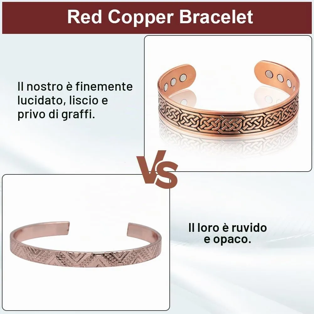 OFFCUP Braccialetti Magnetici, Unisex Braccialetti Magnetici con 12 Magneti - immagine 5