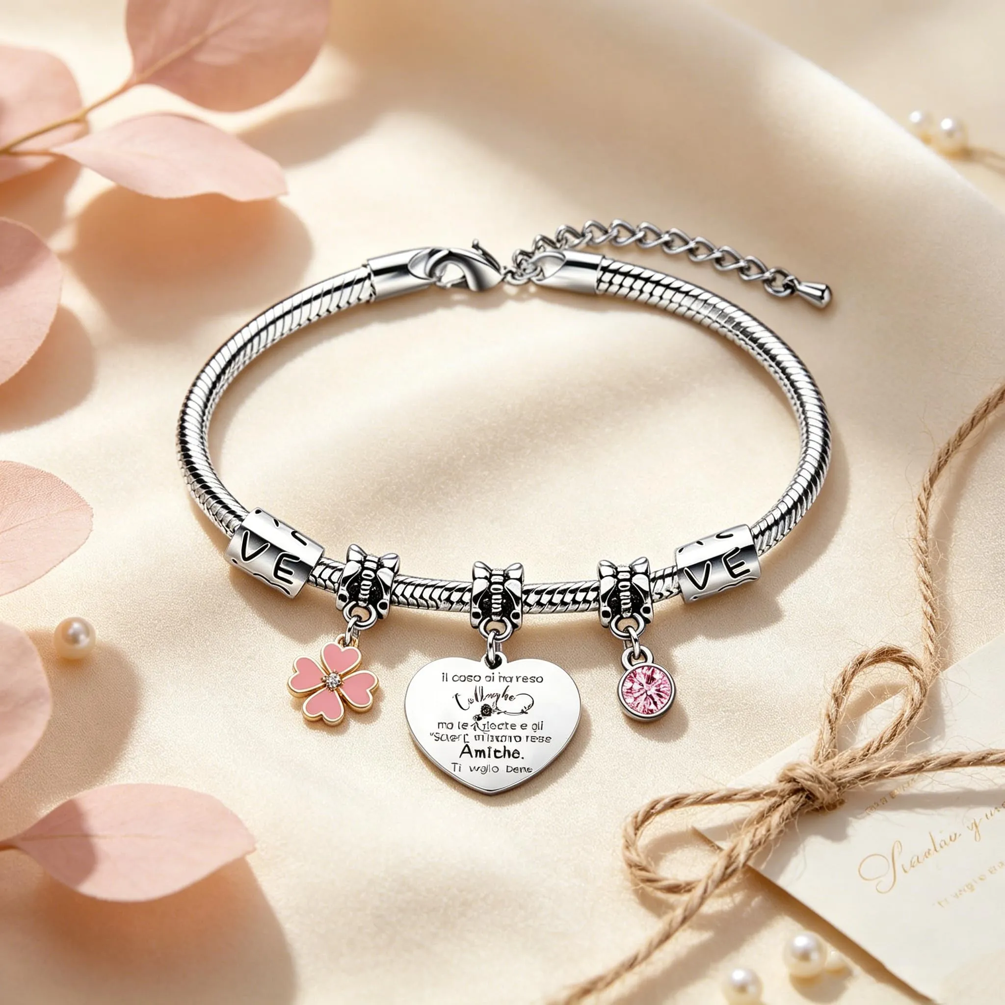 GUOYU Regali Natale Collega Bracciale Sii Fiera del Lavoro Che Svolgi Regalo Colleghe Regalo di Amicizia Colleghi Braccialetto Idea Regalo Colleghi per Compleanno o Congedo Lavorativo (2) - immagine 4