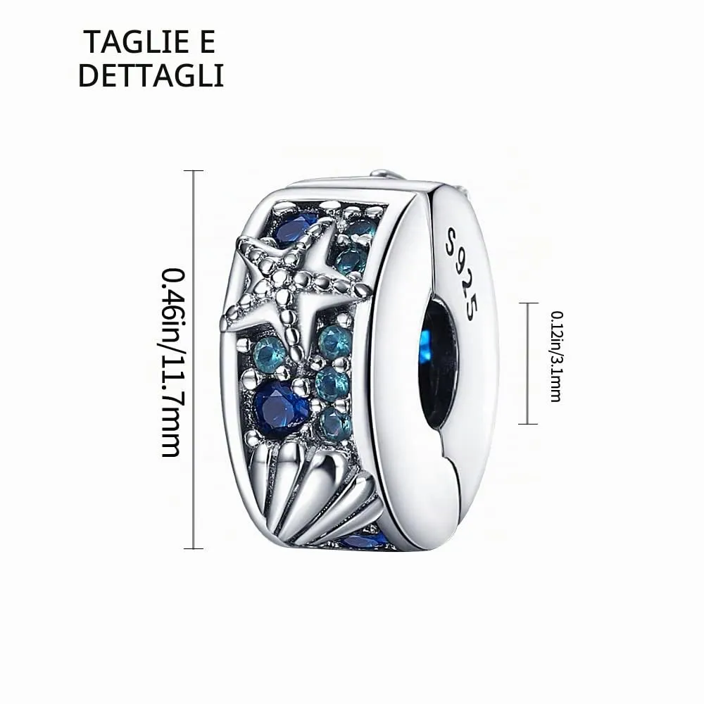 QIKAOLA Ciondoli Bead Charm Perline in argento sterling S925 per donne e ragazze per bracciali e collane europee - immagine 3
