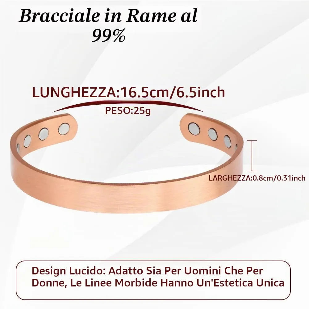 OFFCUP Braccialetti Magnetici, Unisex Braccialetti Magnetici con 8 Magneti - immagine 2