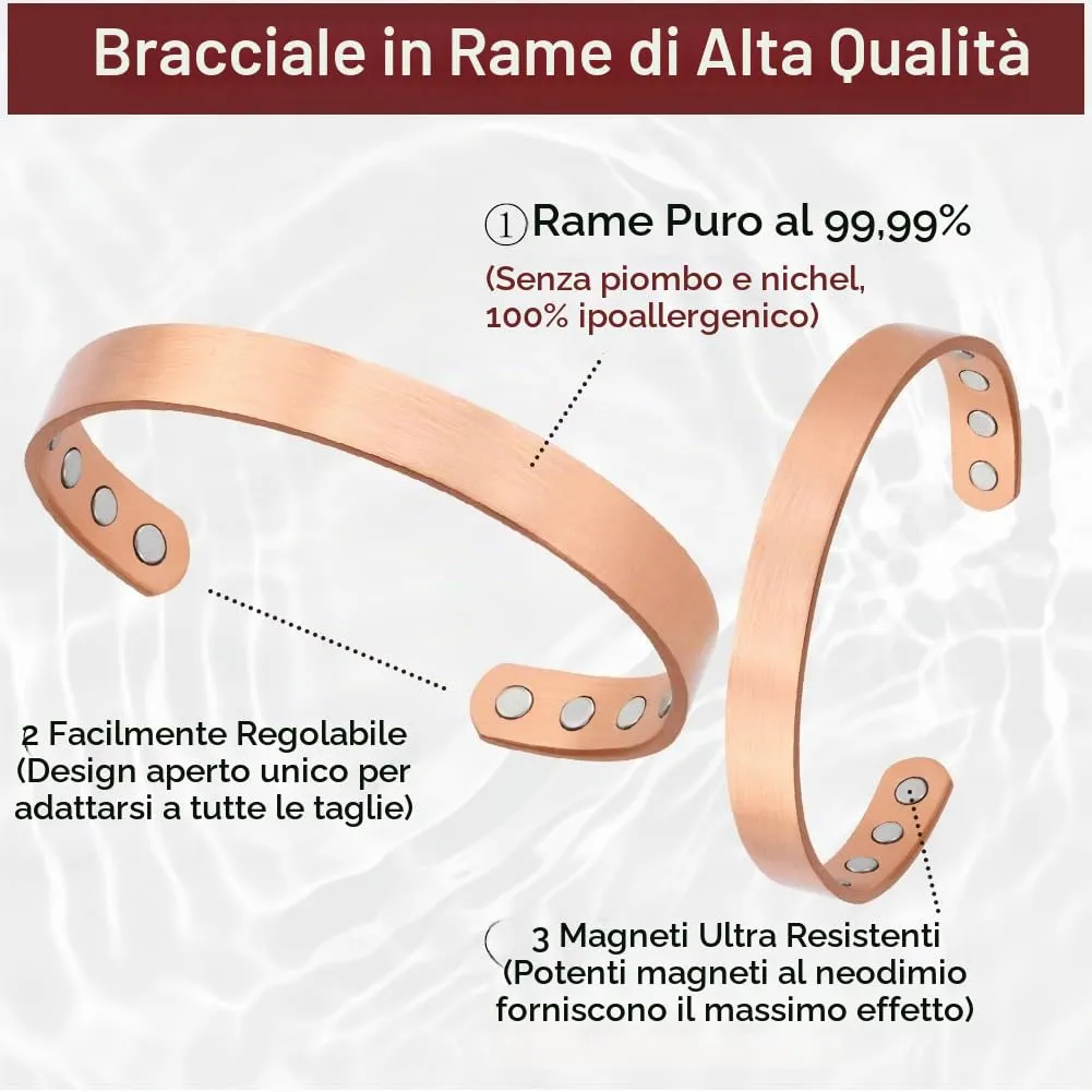 OFFCUP Braccialetti Magnetici, Unisex Braccialetti Magnetici con 8 Magneti - immagine 3