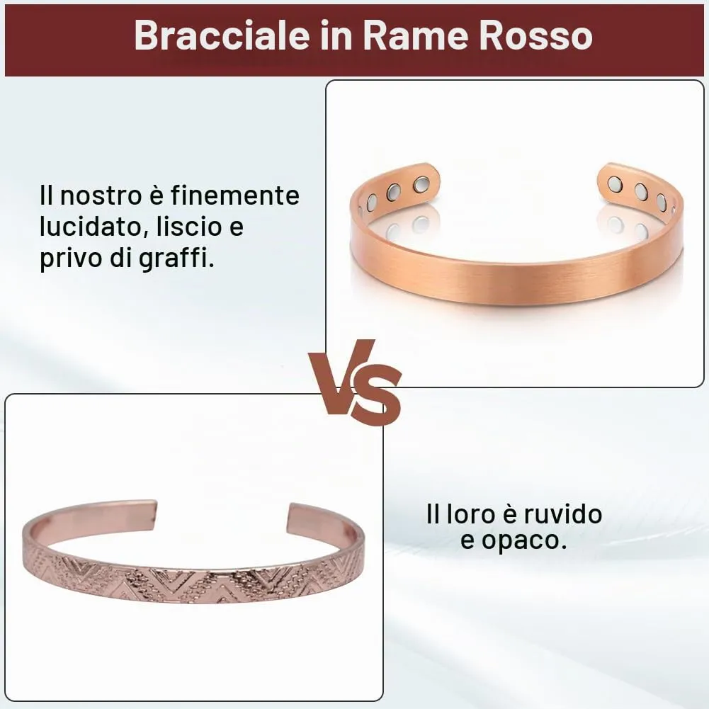 OFFCUP Braccialetti Magnetici, Unisex Braccialetti Magnetici con 8 Magneti - immagine 5