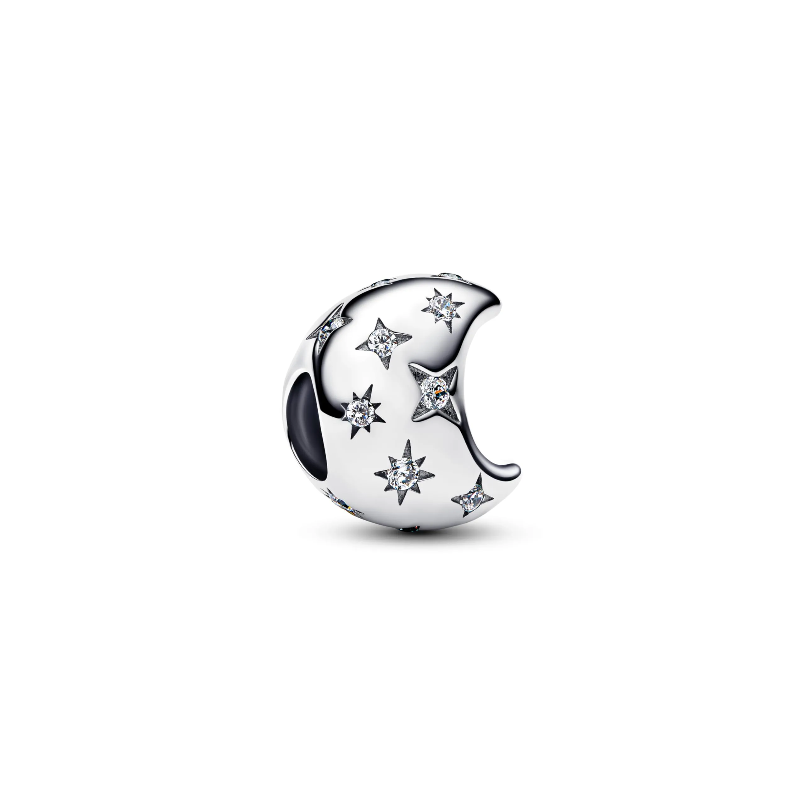 PANDORA Charm Momenti 794254C01 luna crescente - immagine 1