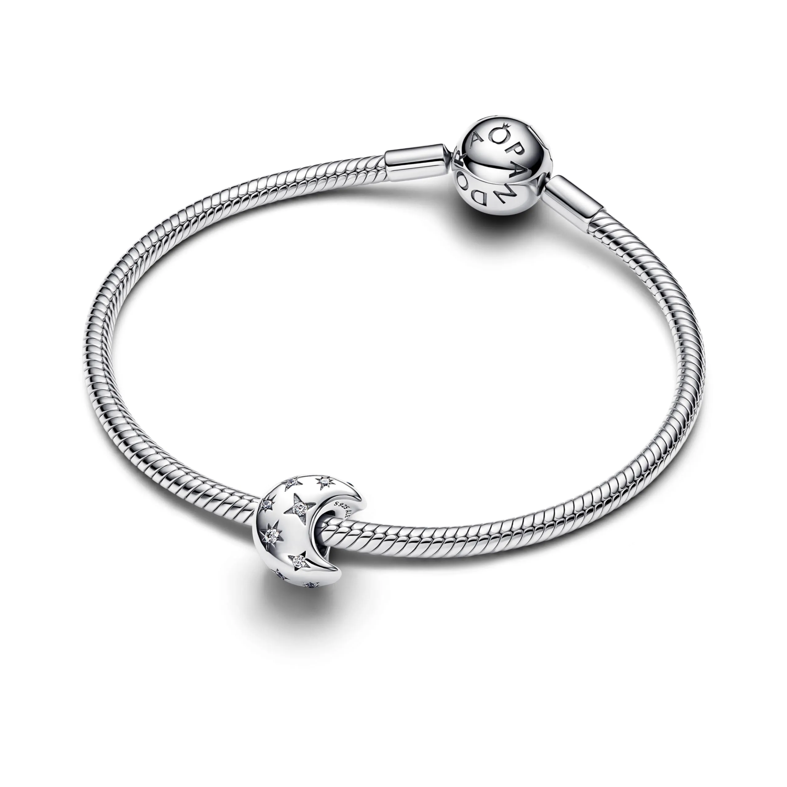 PANDORA Charm Momenti 794254C01 luna crescente - immagine 3