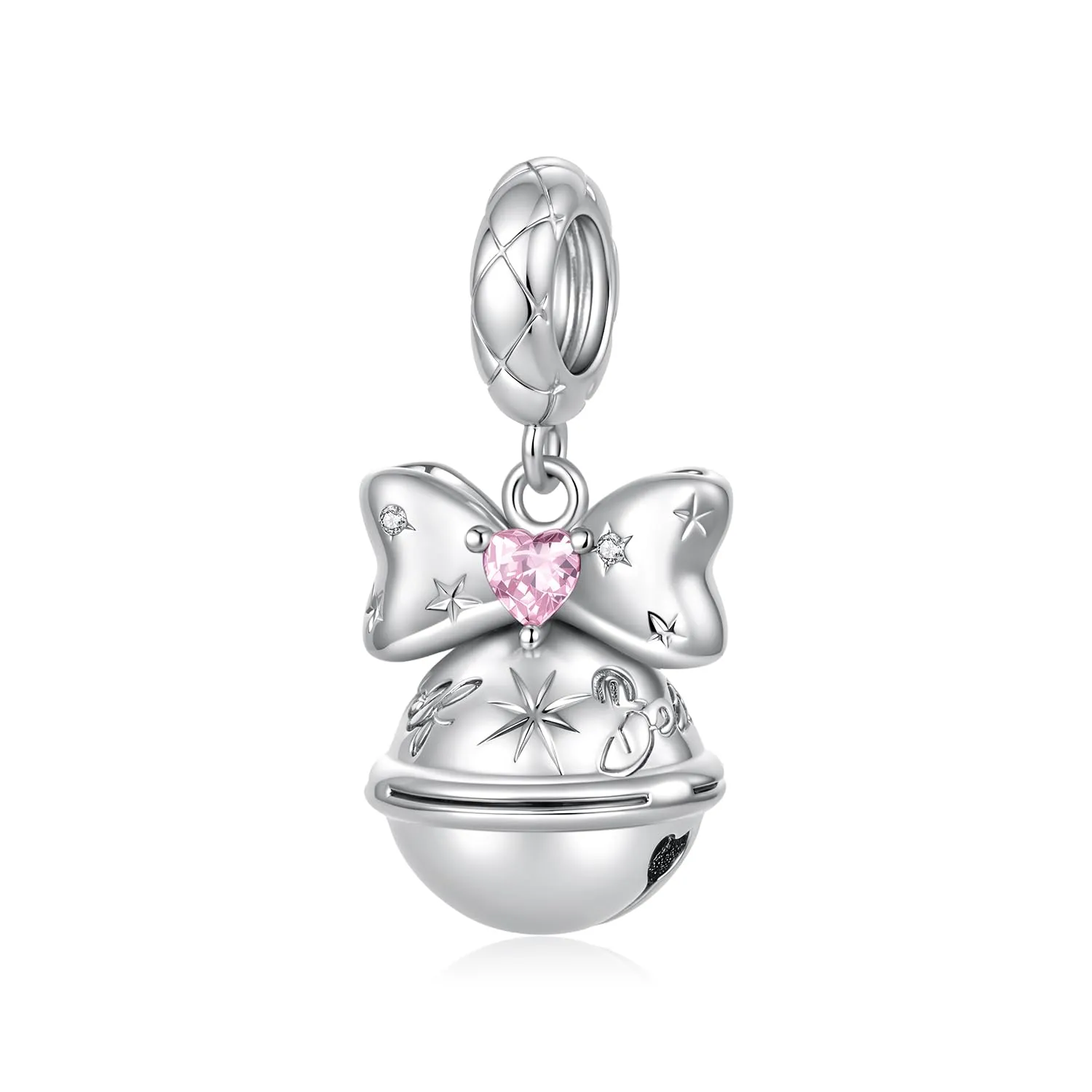 SOUTHPLUS Ciondolo in argento Sterling 925 con zirconia cubica 5A, con confezione regalo, adatto per braccialetti europei, idea regalo per donne, Piccolo, In argento Sterling 925, Zirconia cubica - immagine 1