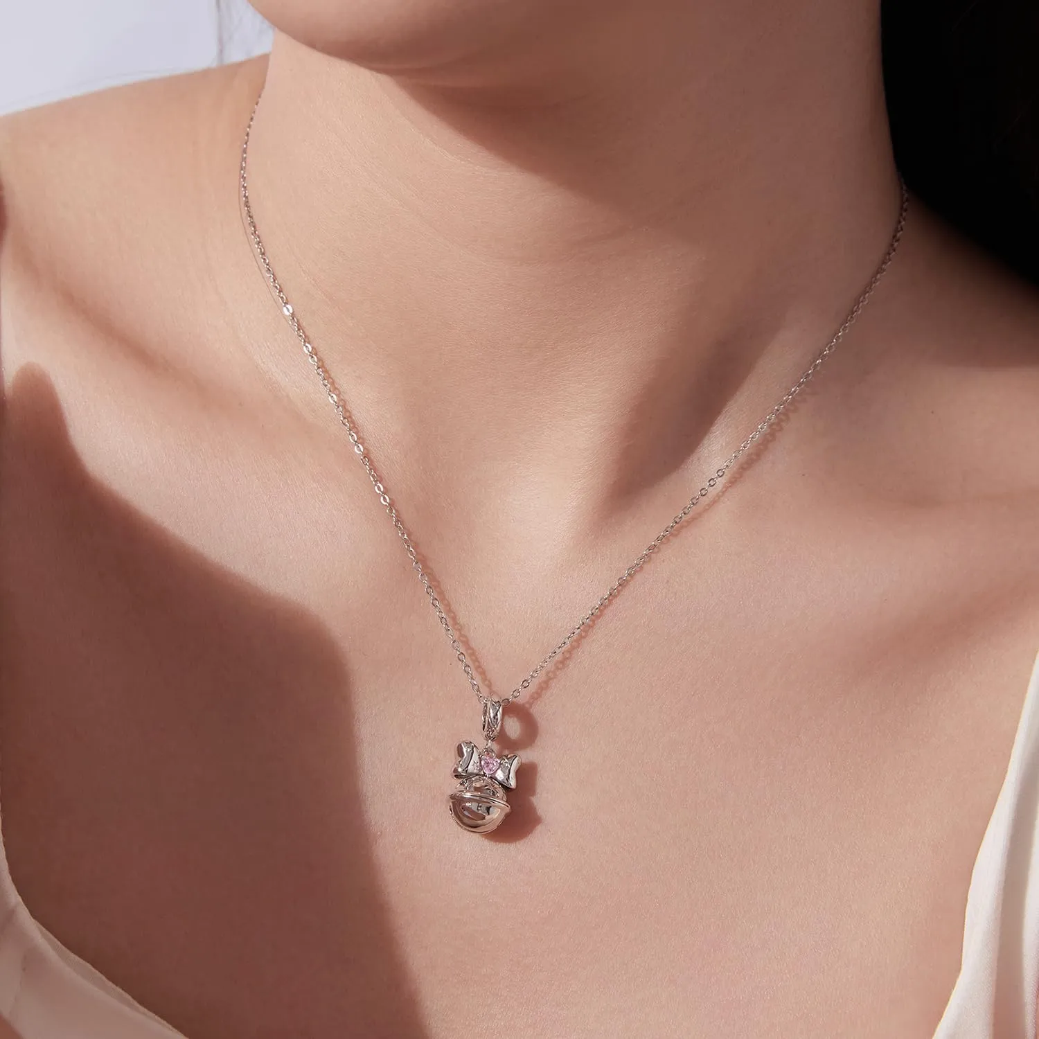 SOUTHPLUS Ciondolo in argento Sterling 925 con zirconia cubica 5A, con confezione regalo, adatto per braccialetti europei, idea regalo per donne, Piccolo, In argento Sterling 925, Zirconia cubica - immagine 6