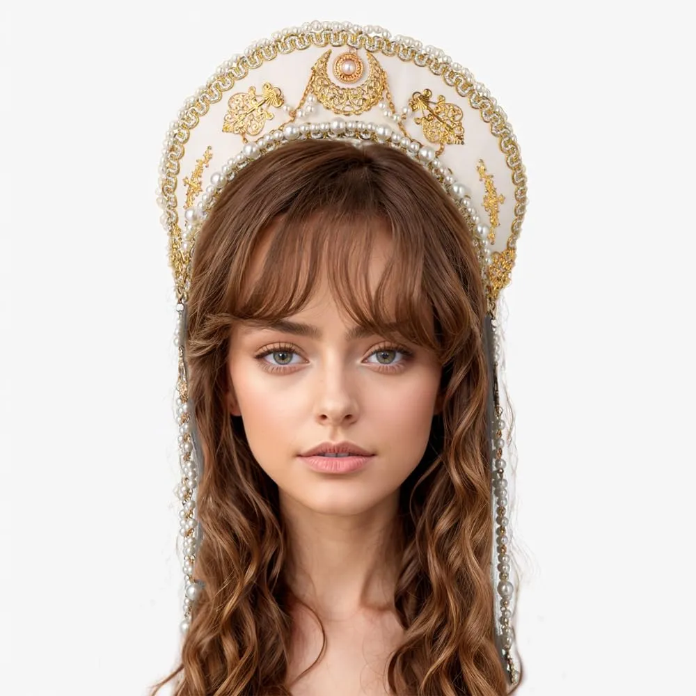 GRACEART Collana con perle artificiali Anne Boleyn, M - immagine 3