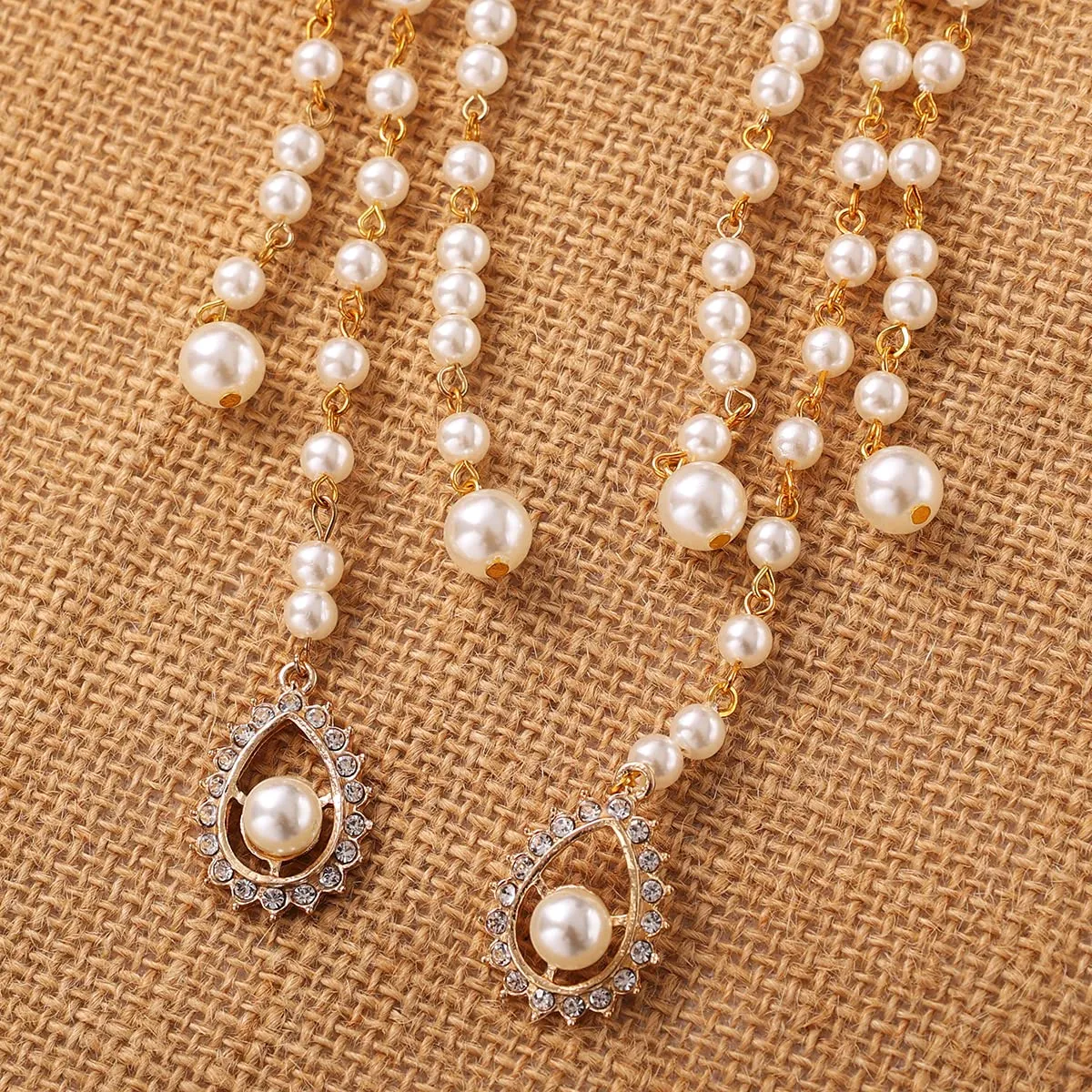 GRACEART Collana con perle artificiali Anne Boleyn, M - immagine 4