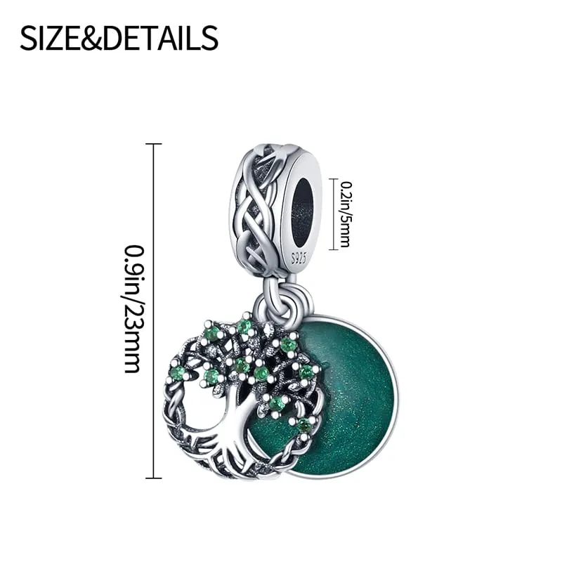 QIKAOLA Ciondoli Bead Charm Perline in argento sterling S925 per donne e ragazze per bracciali e collane europee - immagine 3