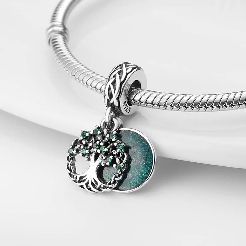 QIKAOLA Ciondoli Bead Charm Perline in argento sterling S925 per donne e ragazze per bracciali e collane europee - immagine 5