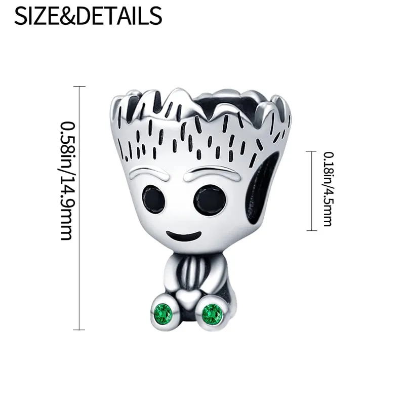 QIKAOLA Ciondoli Bead Charm Perline in argento sterling S925 per donne e ragazze per bracciali e collane europee - immagine 3