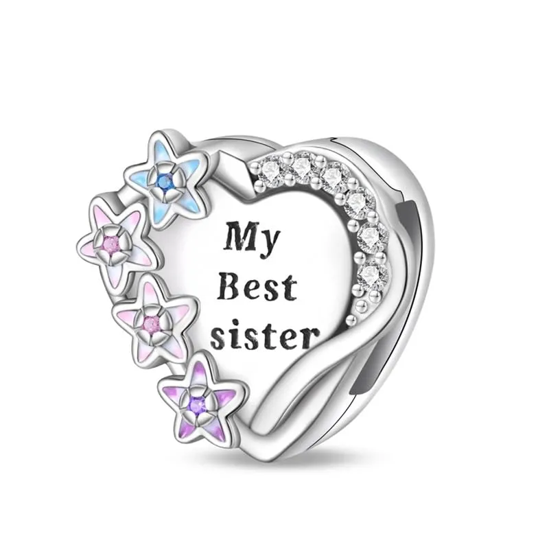 QIKAOLA Ciondoli Bead Charm Perline in argento sterling S925 per donne e ragazze per bracciali e collane europee - immagine 1