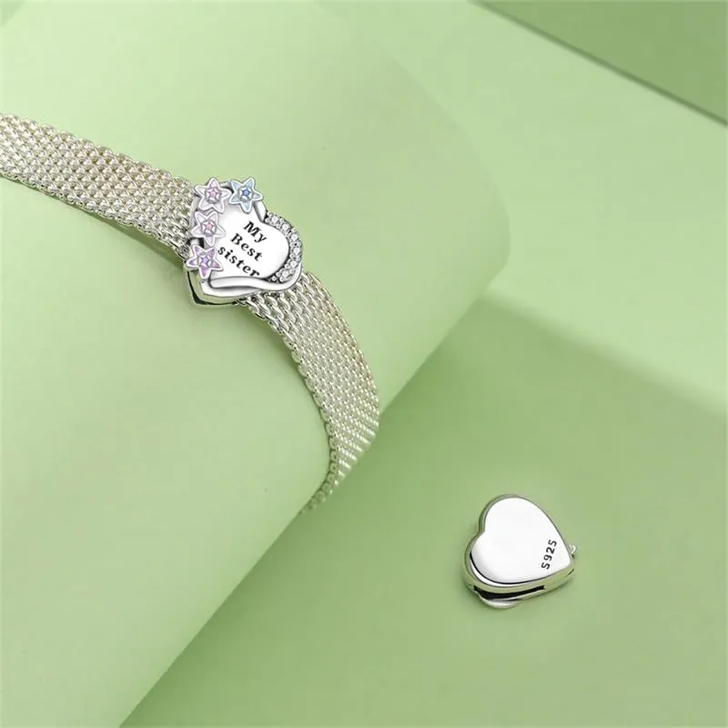QIKAOLA Ciondoli Bead Charm Perline in argento sterling S925 per donne e ragazze per bracciali e collane europee - immagine 4