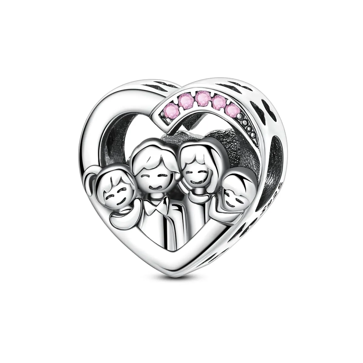 QIKAOLA Ciondoli Bead Charm Perline in argento sterling S925 per donne e ragazze per bracciali e collane europee - immagine 1