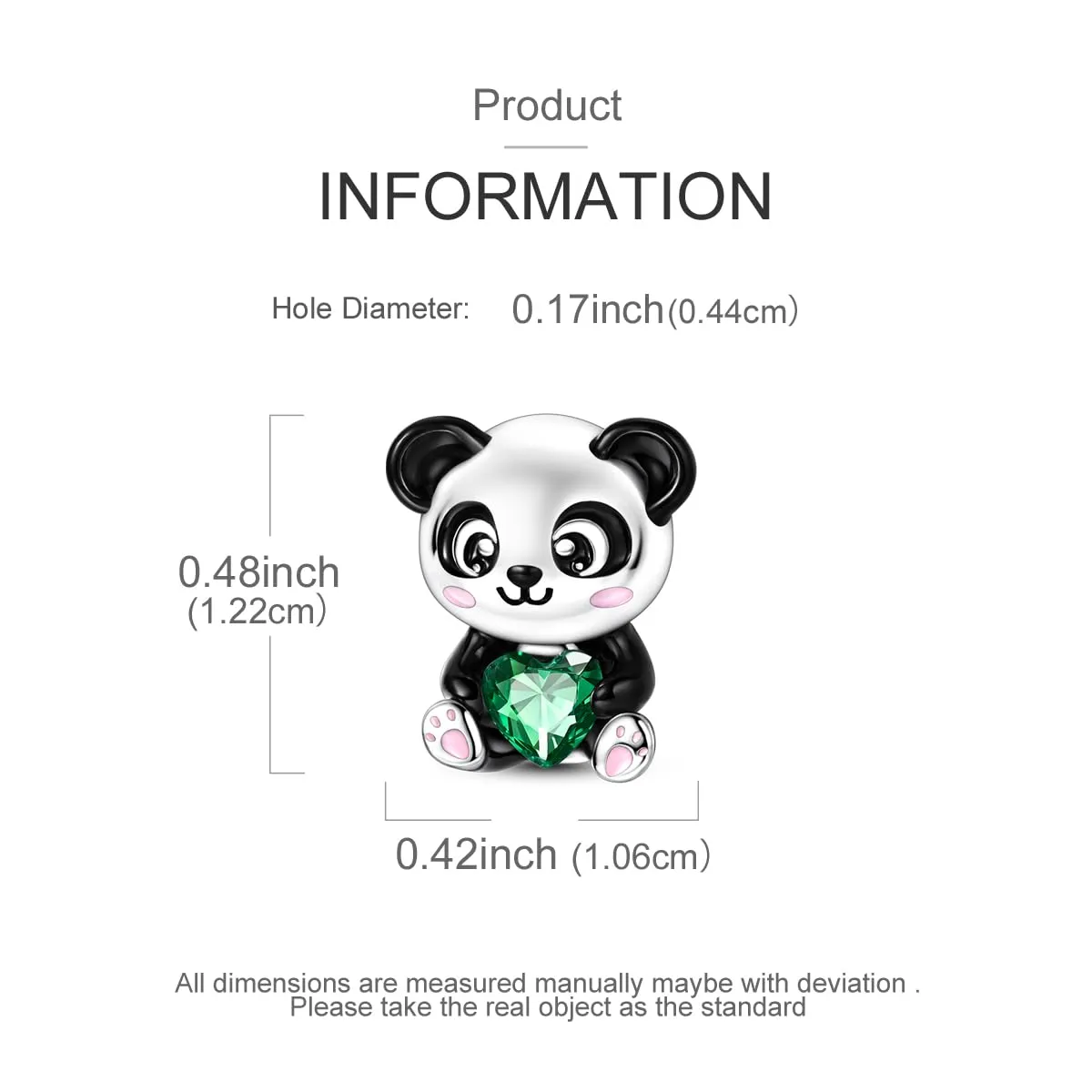 QIKAOLA Ciondoli Bead Charm Perline in argento sterling S925 per donne e ragazze per bracciali e collane europee - immagine 5