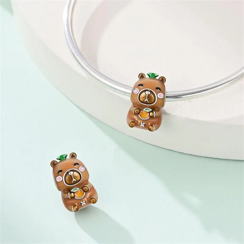 QIKAOLA Ciondoli Bead Charm Perline in argento sterling S925 per donne e ragazze per bracciali e collane europee - immagine 3
