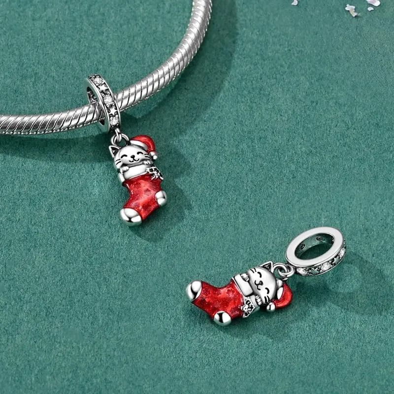 SOUTHPLUS Charms Ciondolo 925 Argento Sterling e Zirconia Cubica 5A con Confezione Regalo, Adatto per Bracciale Charm Europeo, Gioielli Regalo per Donne, Piccolo, 925 argento sterling, zirconia cubica - immagine 2