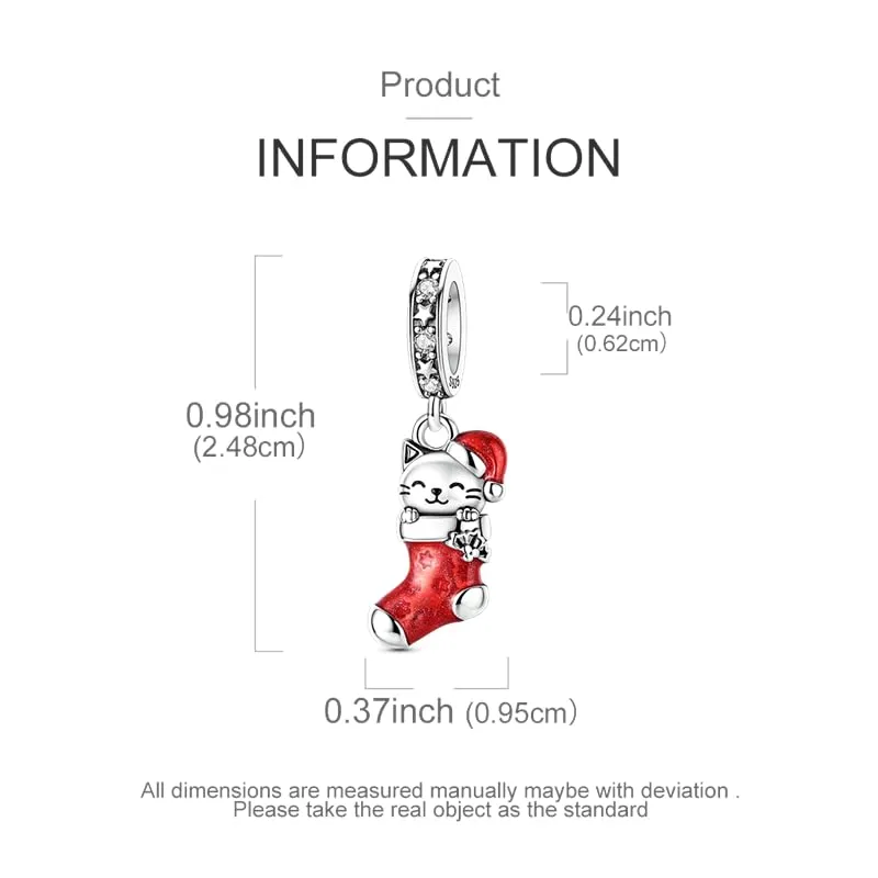 SOUTHPLUS Charms Ciondolo 925 Argento Sterling e Zirconia Cubica 5A con Confezione Regalo, Adatto per Bracciale Charm Europeo, Gioielli Regalo per Donne, Piccolo, 925 argento sterling, zirconia cubica - immagine 4