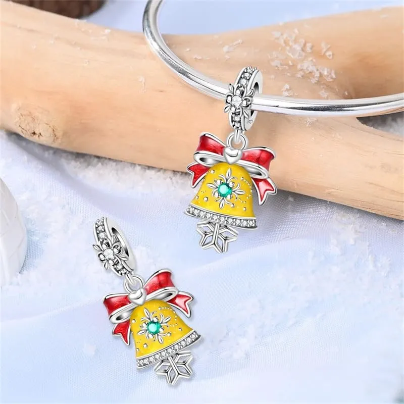 SOUTHPLUS Charms Ciondolo 925 Argento Sterling e Zirconia Cubica 5A con Confezione Regalo, Adatto per Braccialetto Charm Europeo, Gioielli da Regalo per Donne, Piccolo, 925 argento sterling - immagine 2