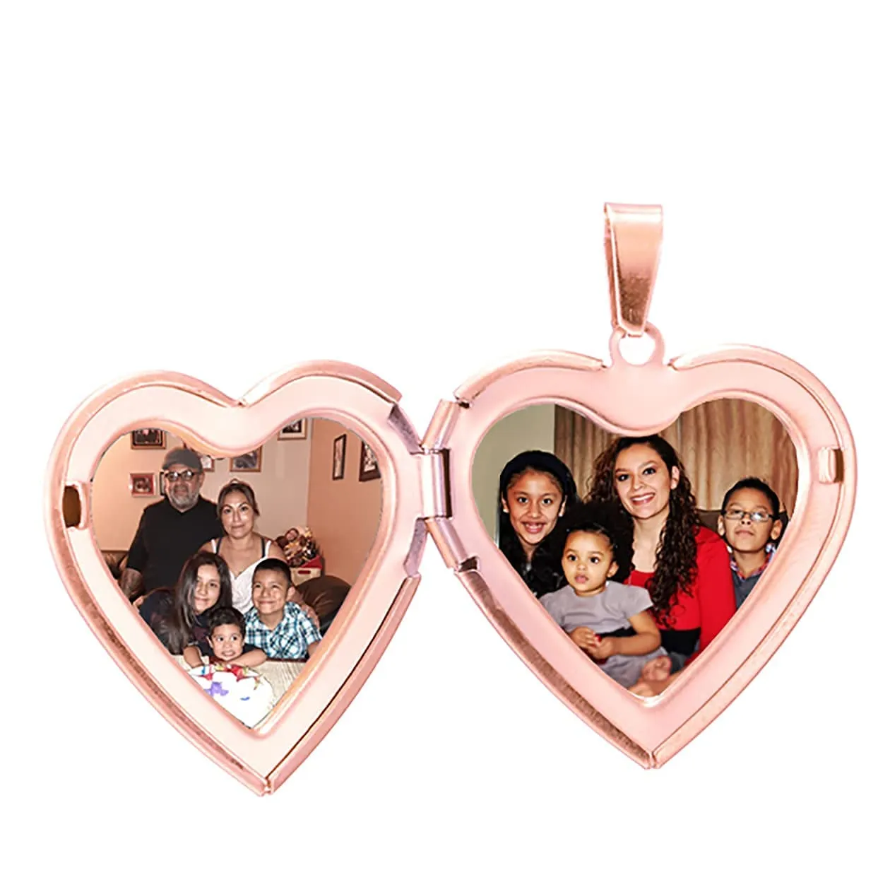RWQIAN Collana di Foto Personalizzata per le Donne Ragazze Coppia in Acciaio Inossidabile Cuore Locket Portafoto Pendente Incisione Testo Collane Gioielli - immagine 2